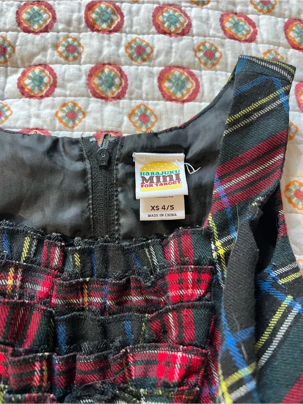 Harajuku Mini for Target Plaid Steampunk Dress size 4/5